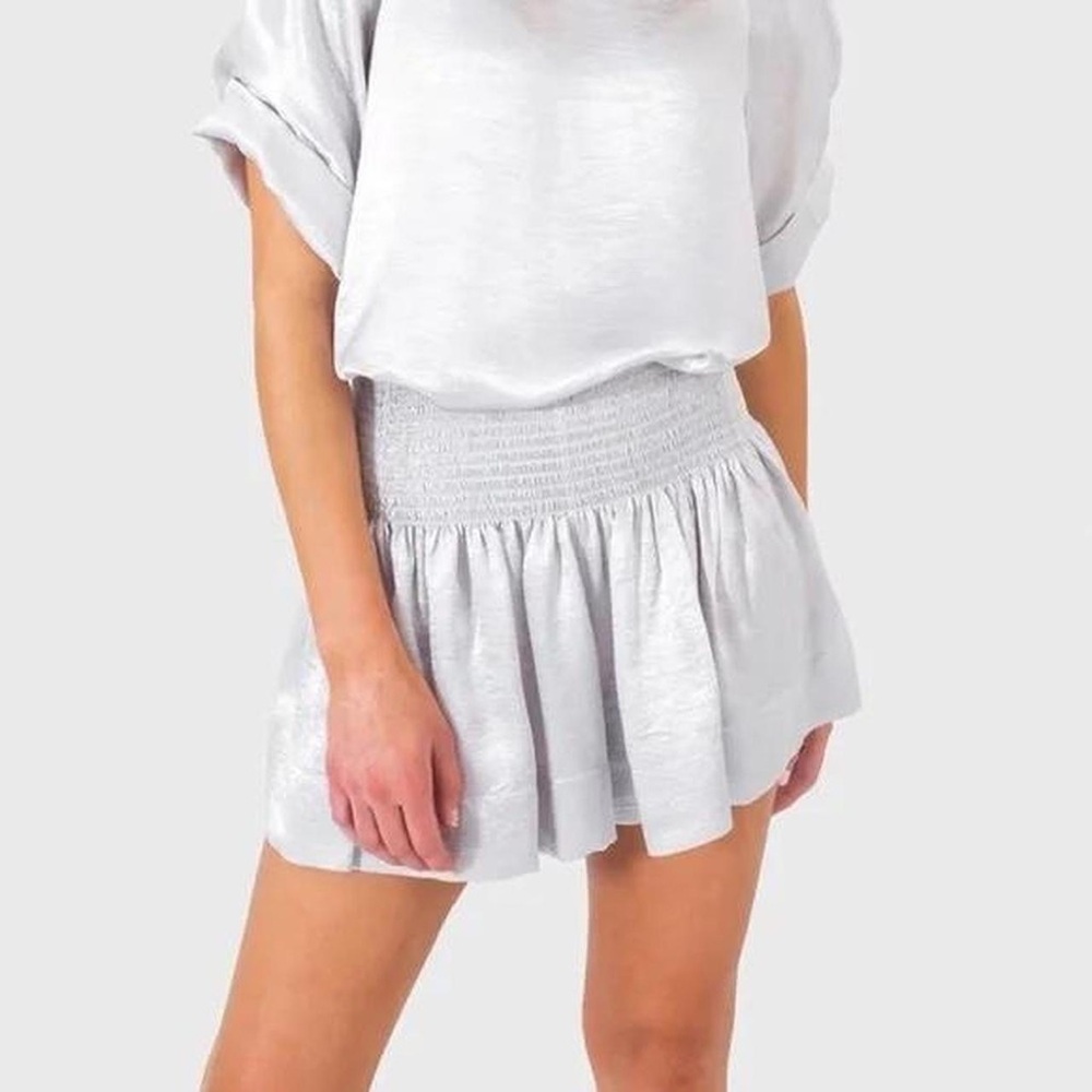 Koch - Erica Skirt Silver Pearl - Size Medium